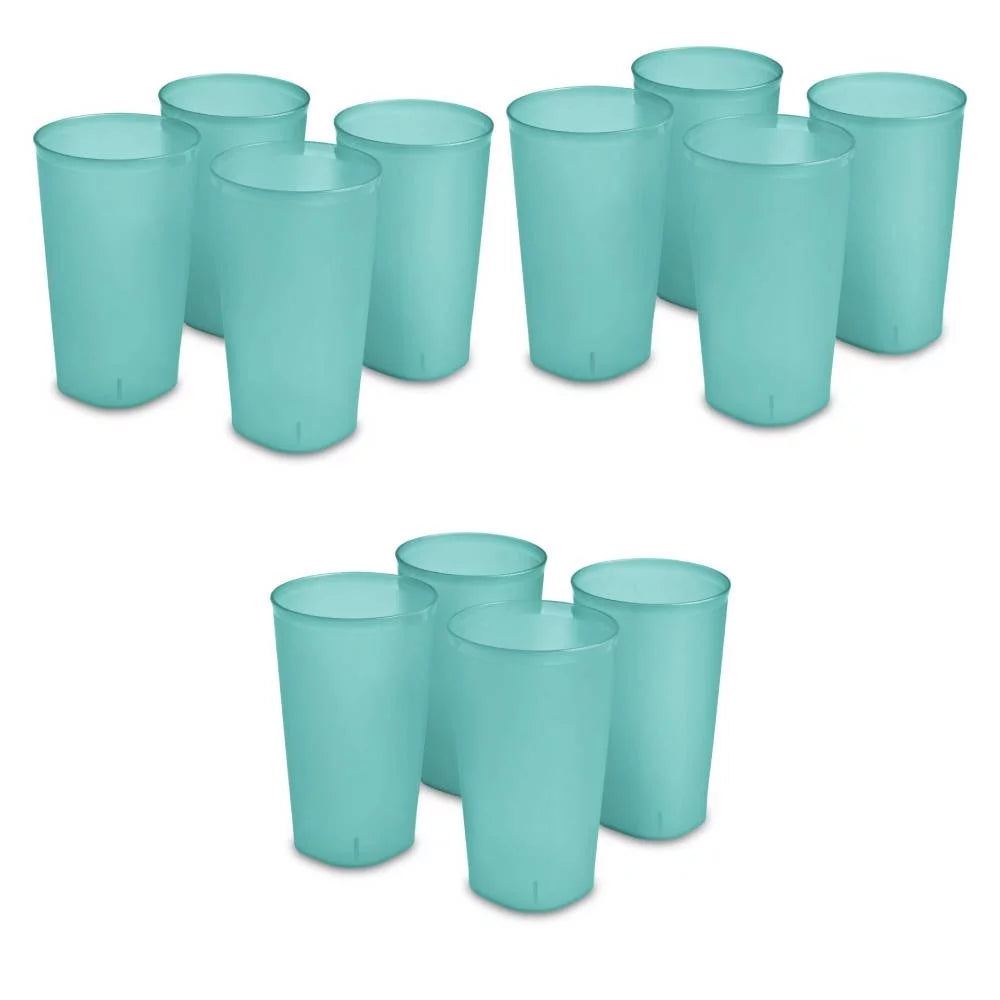 Set of 4 Plastic Tumblers 20 Ounce T586316