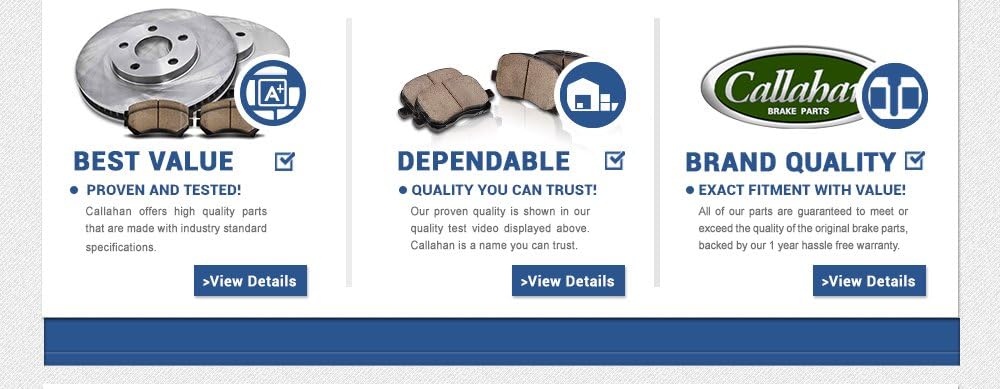 Front Premium Grade OE Caliper Assembly Pair Set Pack of 2 Z928