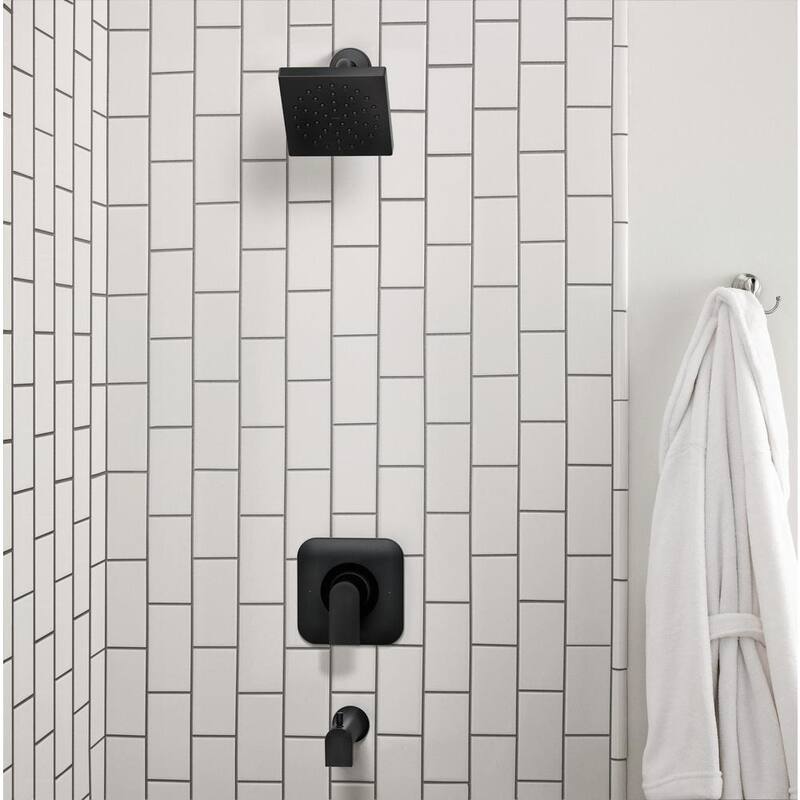 Single-Handle Tub and Shower Faucet in Matte Black S559990