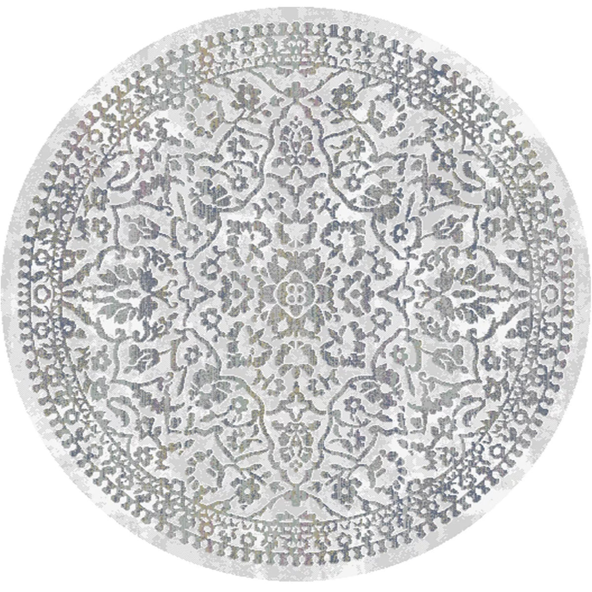 Traditional Round Area Rug U964956