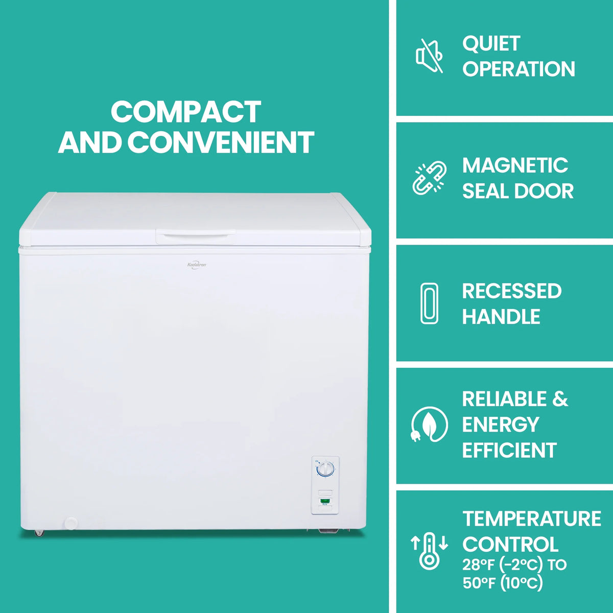 White 7.0 Cu. ft Chest Freezer O239