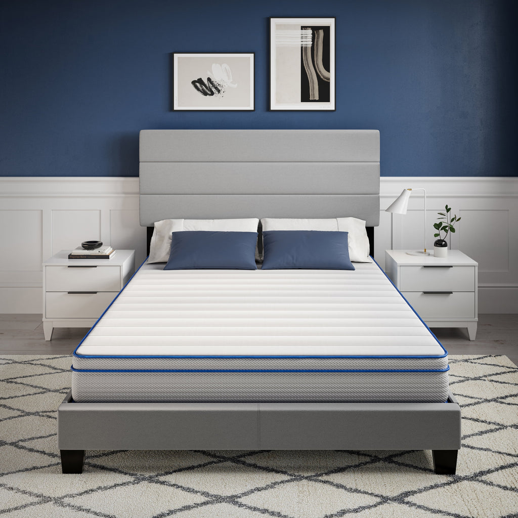 8" Hybrid Memory Foam Innerspring Mattress, Medium Firm, Twin C925
