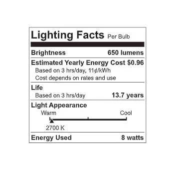 LED+ BR30 Indoor Floodlight LED Light Bulb with Battery Backup, Soft White, 1 Pack F699229