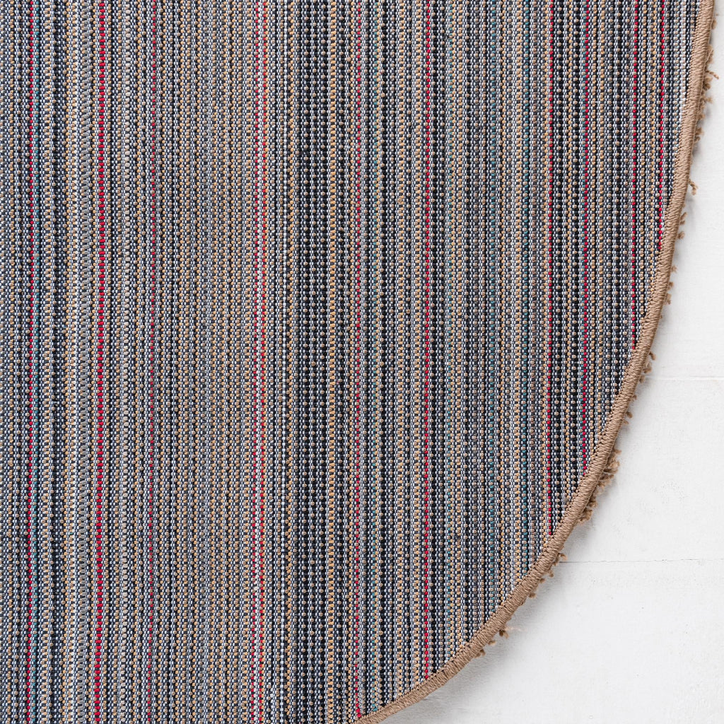 5 Ft Round Sandy Brown Shag Rug T942849