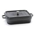Lightweight Cast Aluminum Roaster Pan with Lid, 5 Quart, Gray U566378