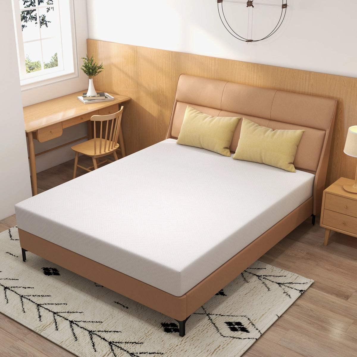 8 inch Full Size Green Tea Cooling Memory Foam Mattress U23201