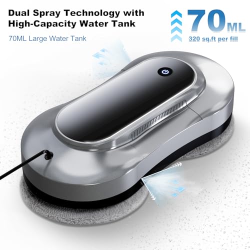 Smart Robot Window Cleaner with Auto Water Spray A752148