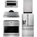 36 Gas Range, Range Hood, Refrigerator, Dishwasher and Microwave B284