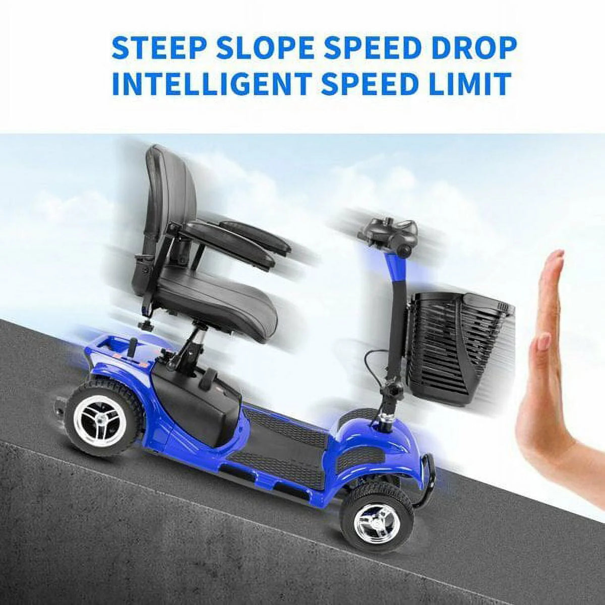 4 Wheel Folding Electric Mobility Scooter Y14951