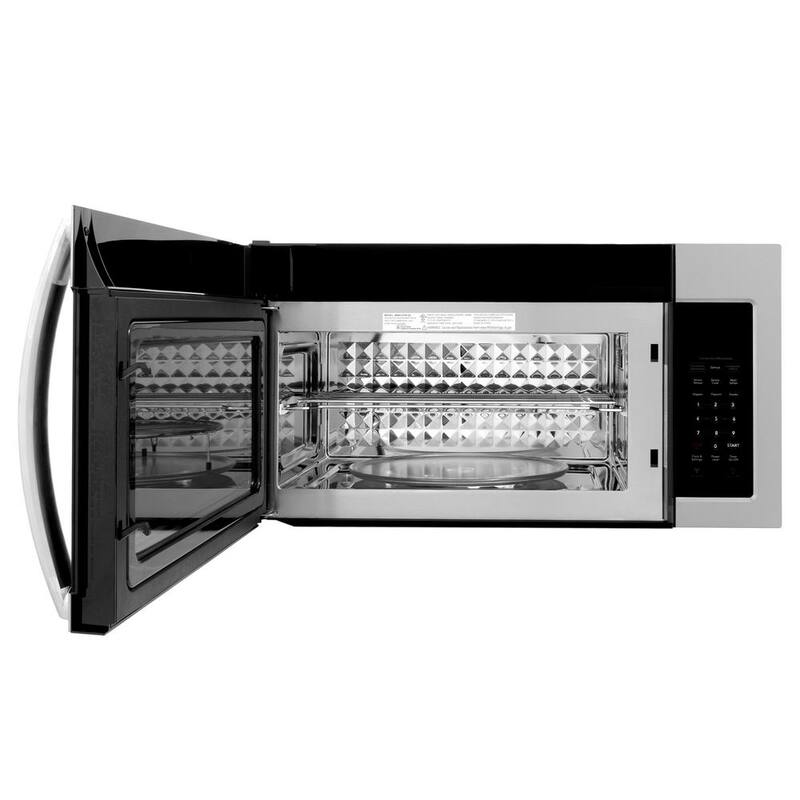900-Watt Over the Range Microwave Oven in Stainless Steel L85418