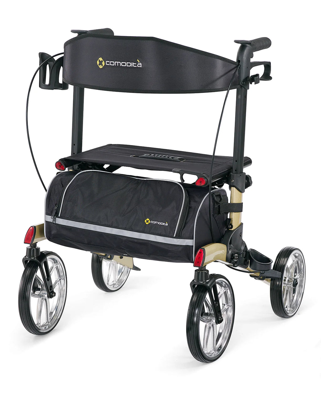 Compact Rollator with 10 Front Wheels I12292