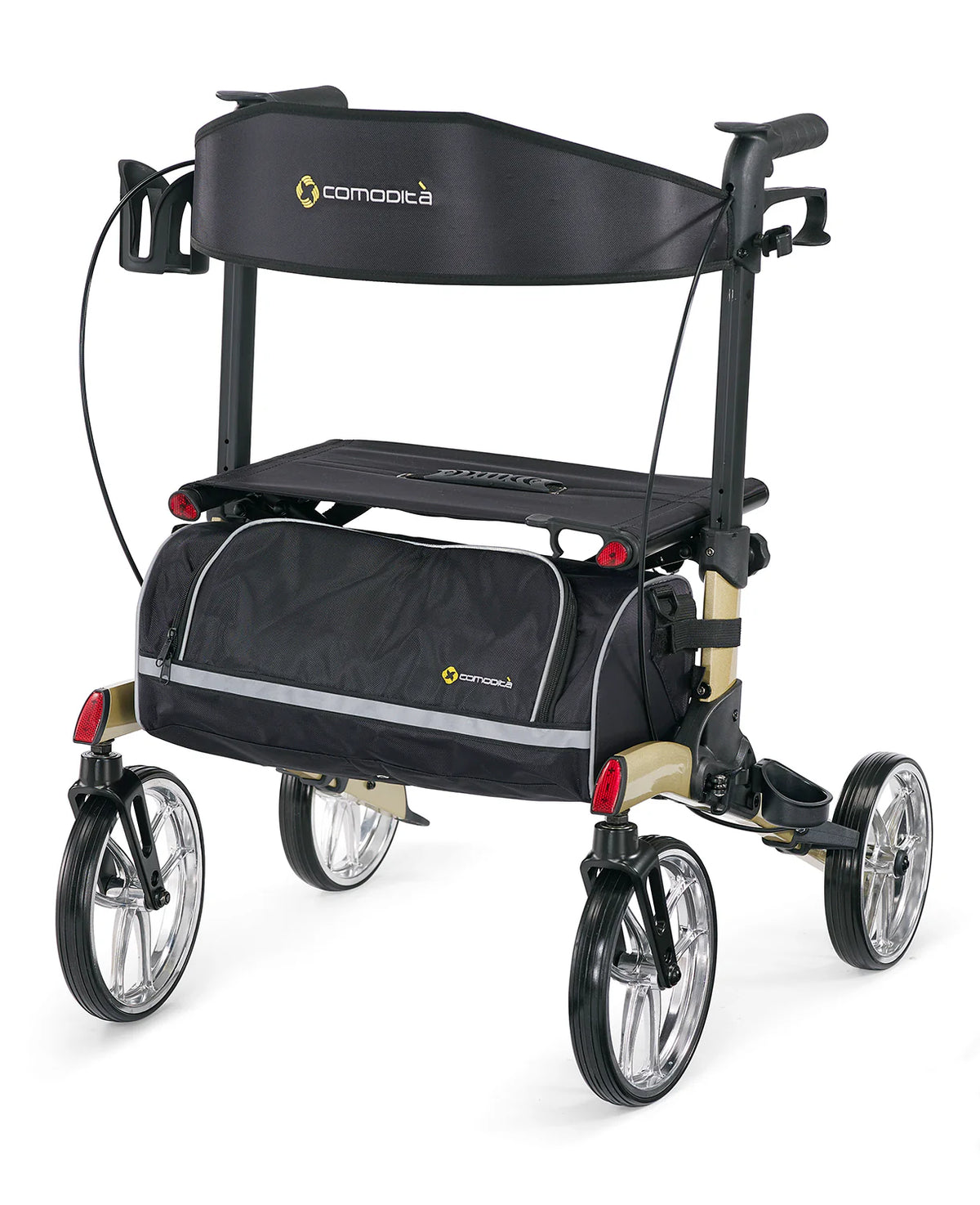 Compact Rollator with 10 Front Wheels I12292