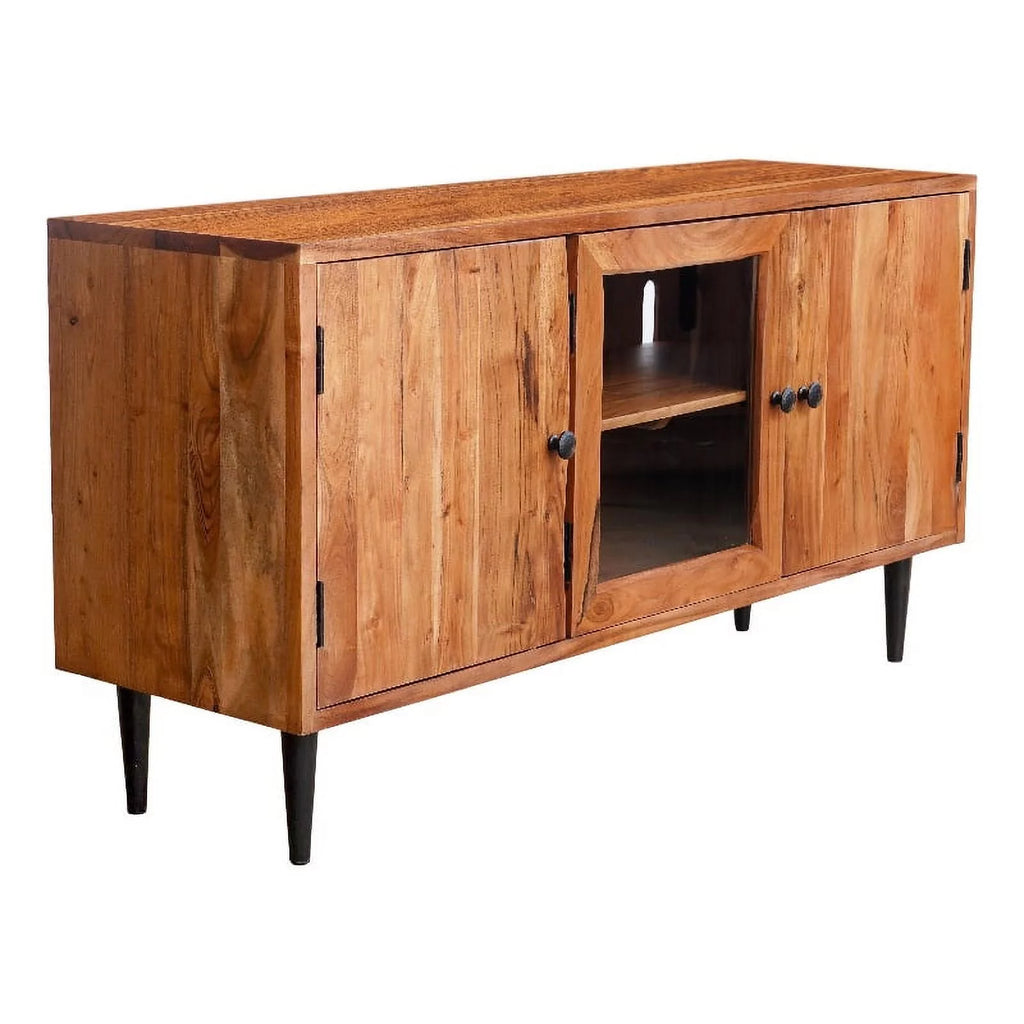 58" Live Edge Solid Wood TV Stand U63839