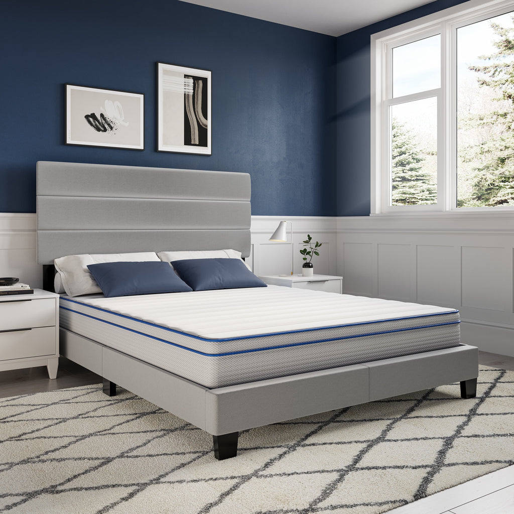 8" Hybrid Memory Foam Innerspring Mattress, Medium Firm, Twin C925