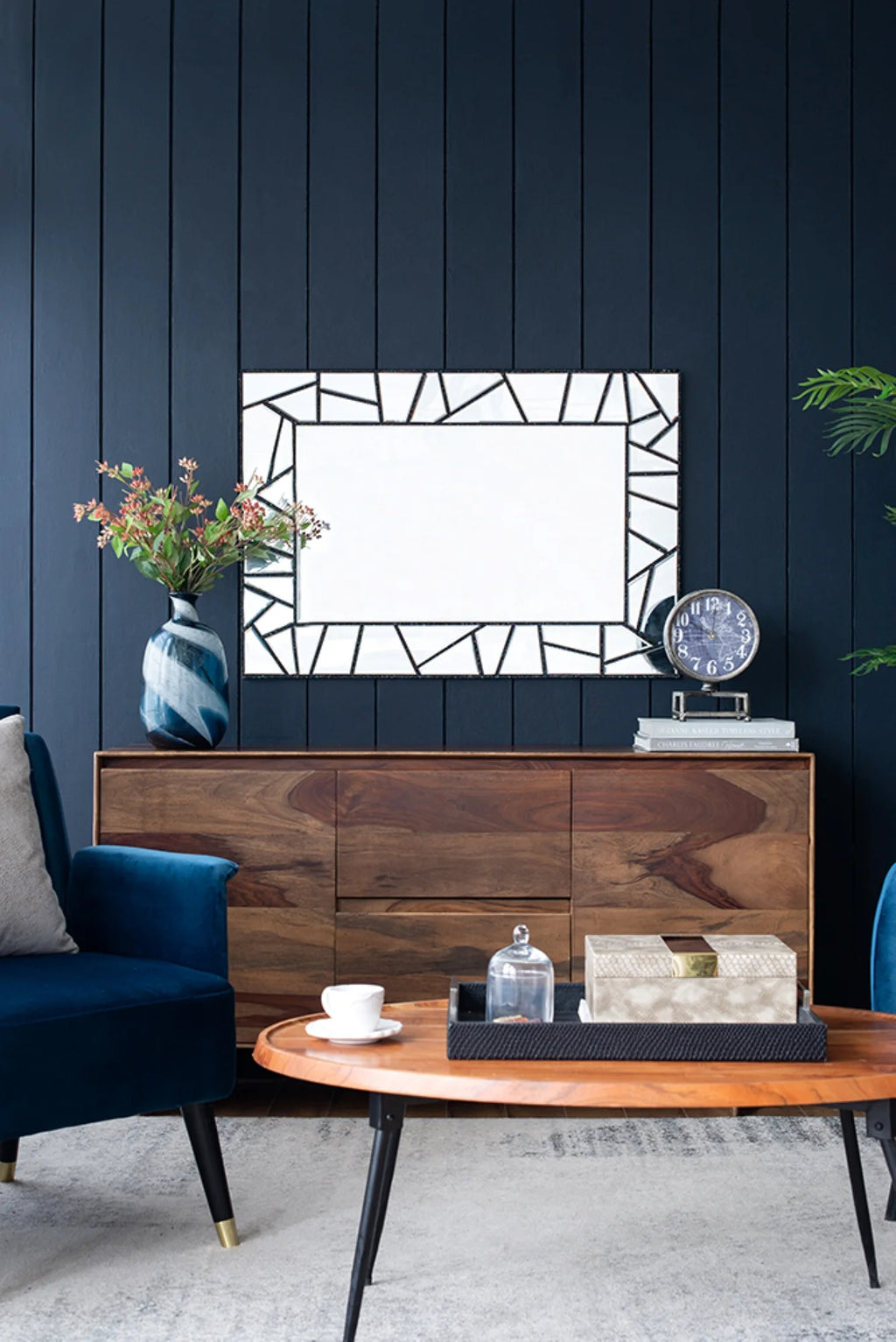 Rectangular Beveled Wall Mirror N1763