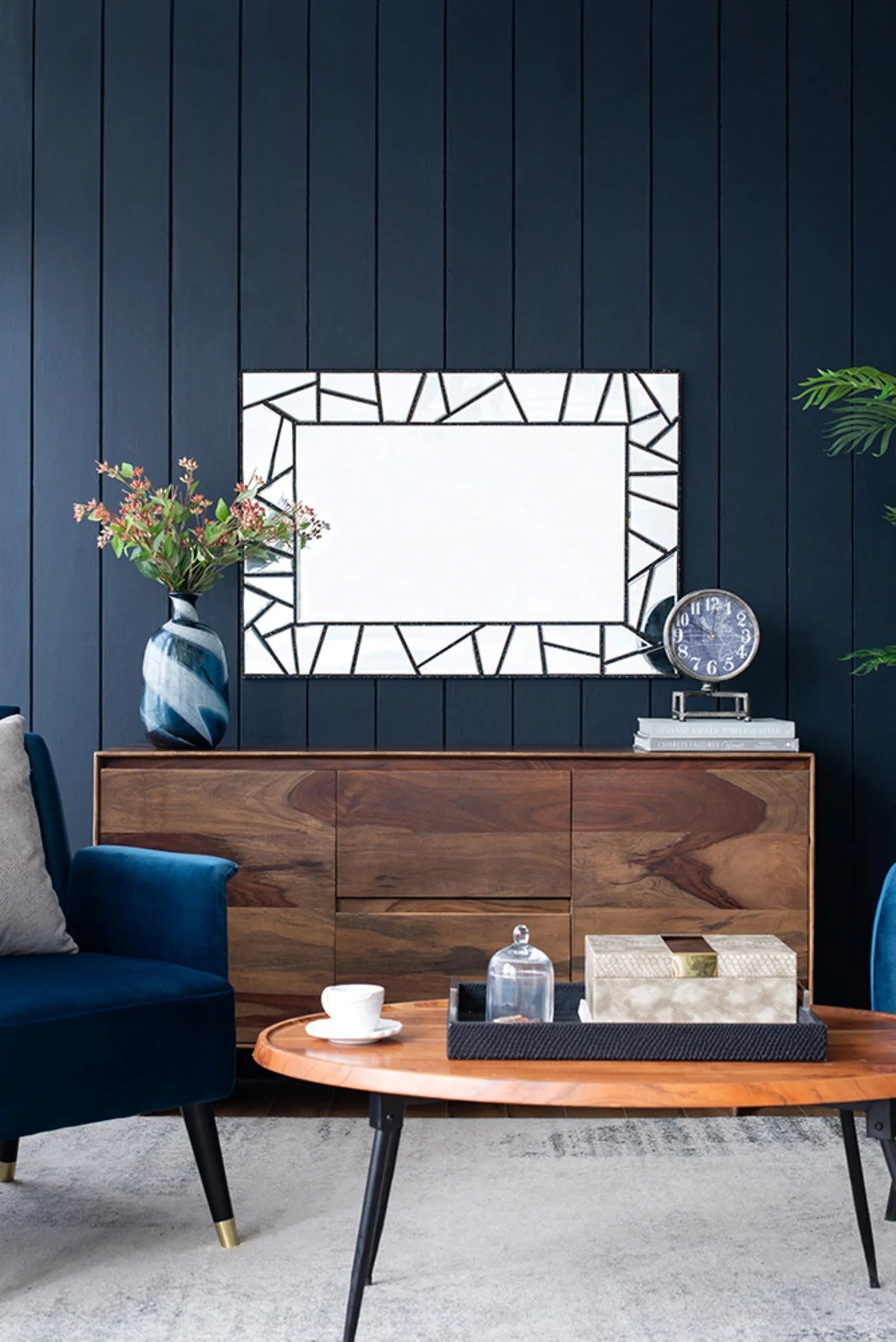 Rectangular Beveled Wall Mirror N1763