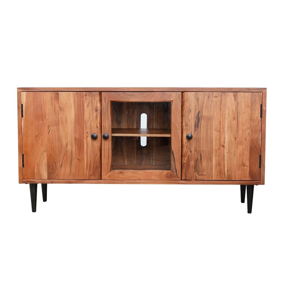 58" Live Edge Solid Wood TV Stand U63839