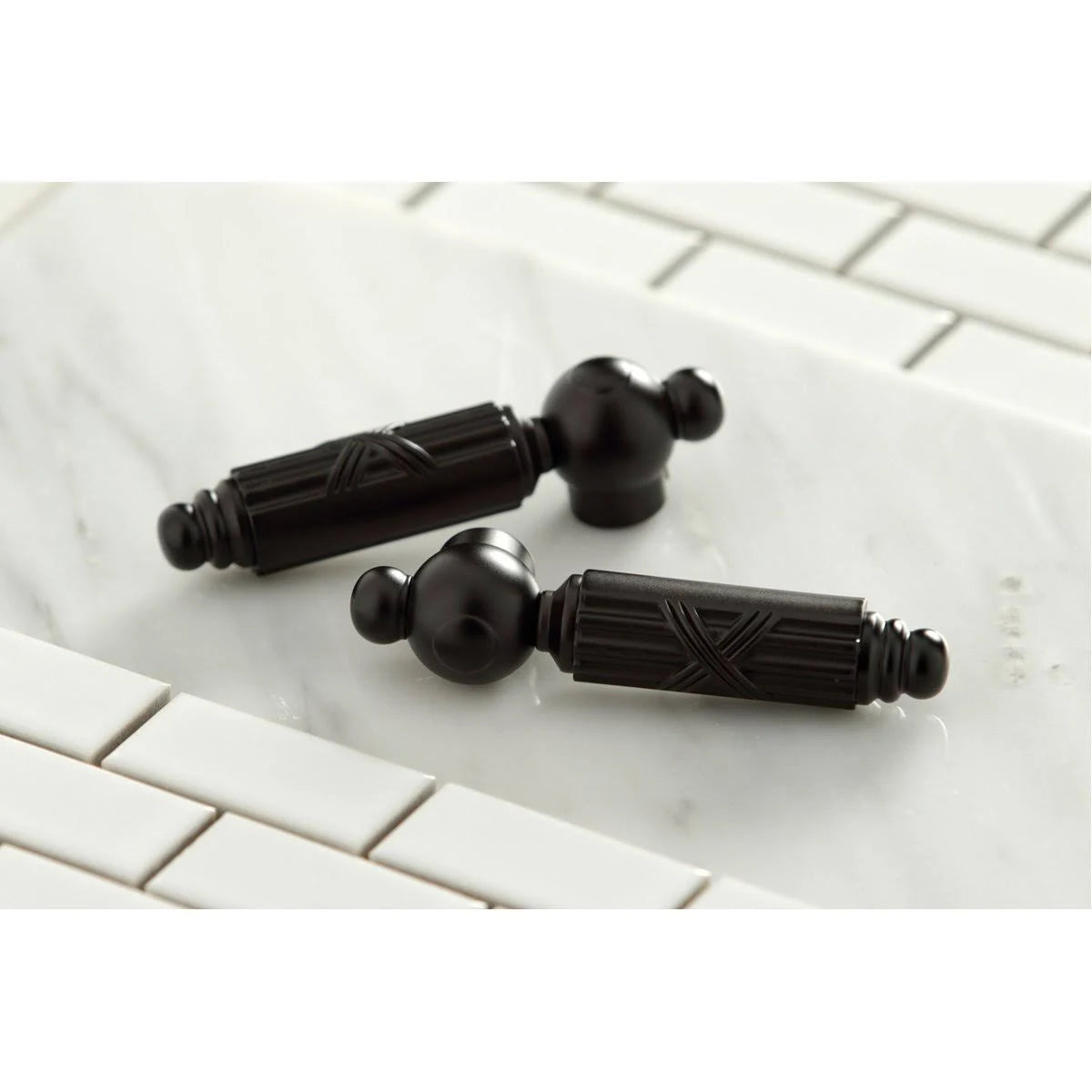 Widespread Bathroom Faucet Oil Rubbed Bronze Y34172