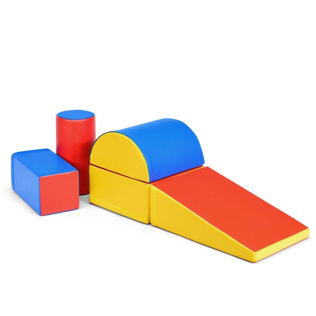 5-Piece Set Climb Activity Play Foam Blocks Red H6568