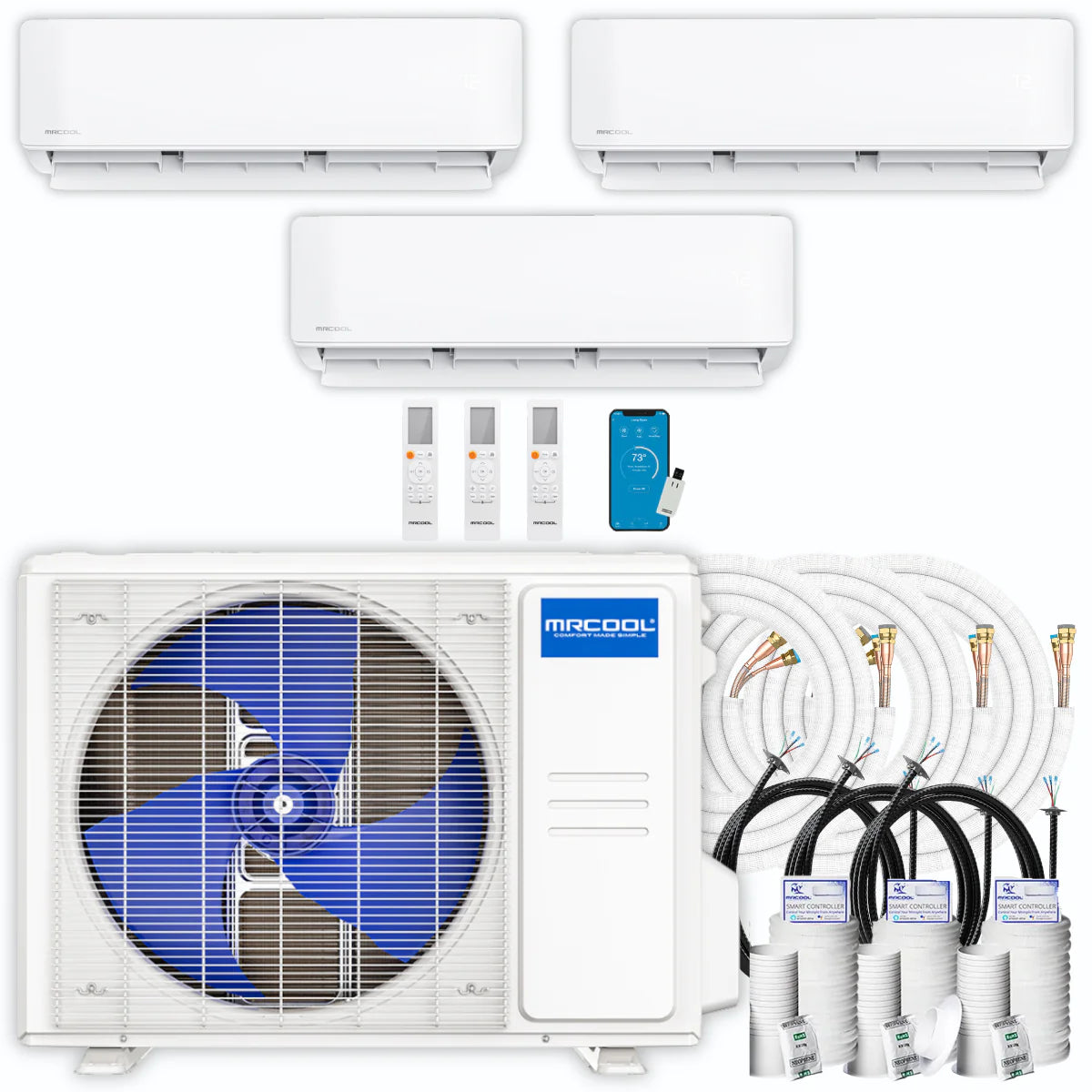 33,000 BTU 3 Zone Ductless Air Conditioner and Heat Pump A522124