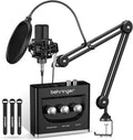 Large Diaphragm Multi-Pattern Condenser Microphone with Shock Mount, Pop Filter, and XLR Cable N606907