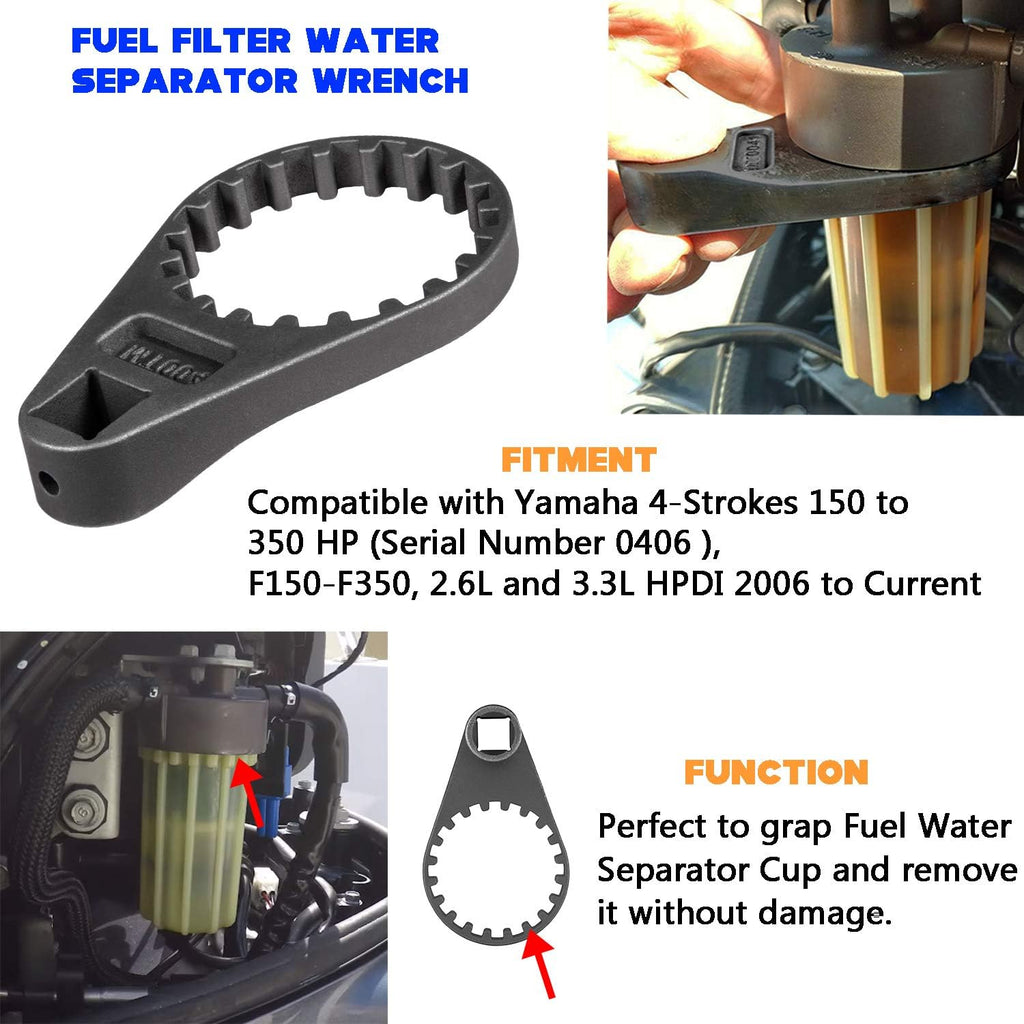 Upper Bearing Carrier Puller & Lower Bearing Carrier Puller & Fuel Water Separator Wrench Z161