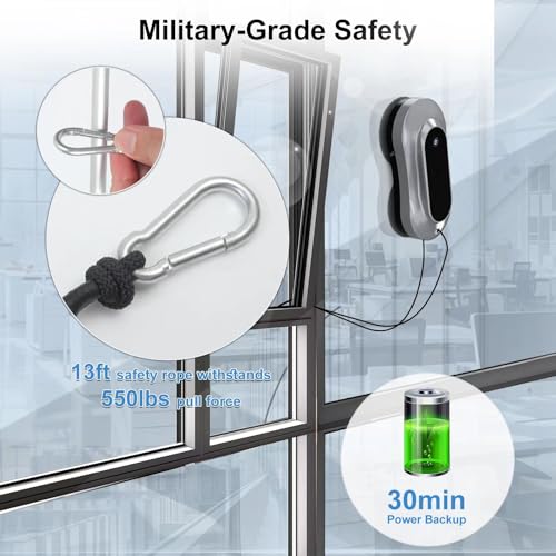 Smart Robot Window Cleaner with Auto Water Spray A752148