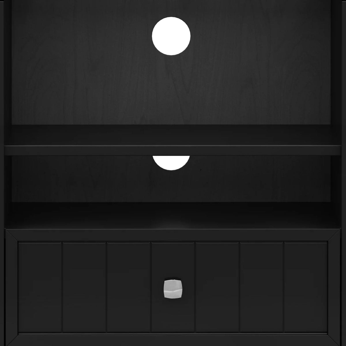 Black 53 inch Wide TV Media Stand Z42118