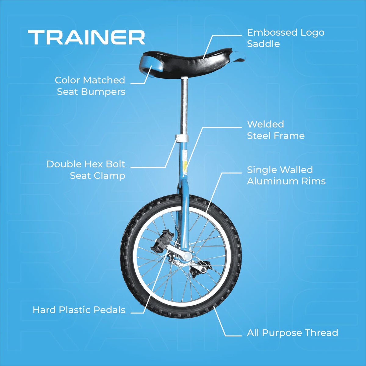Black 18 Training Unicycle P17781