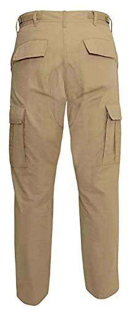 Khaki Rip-Stop Pants C203