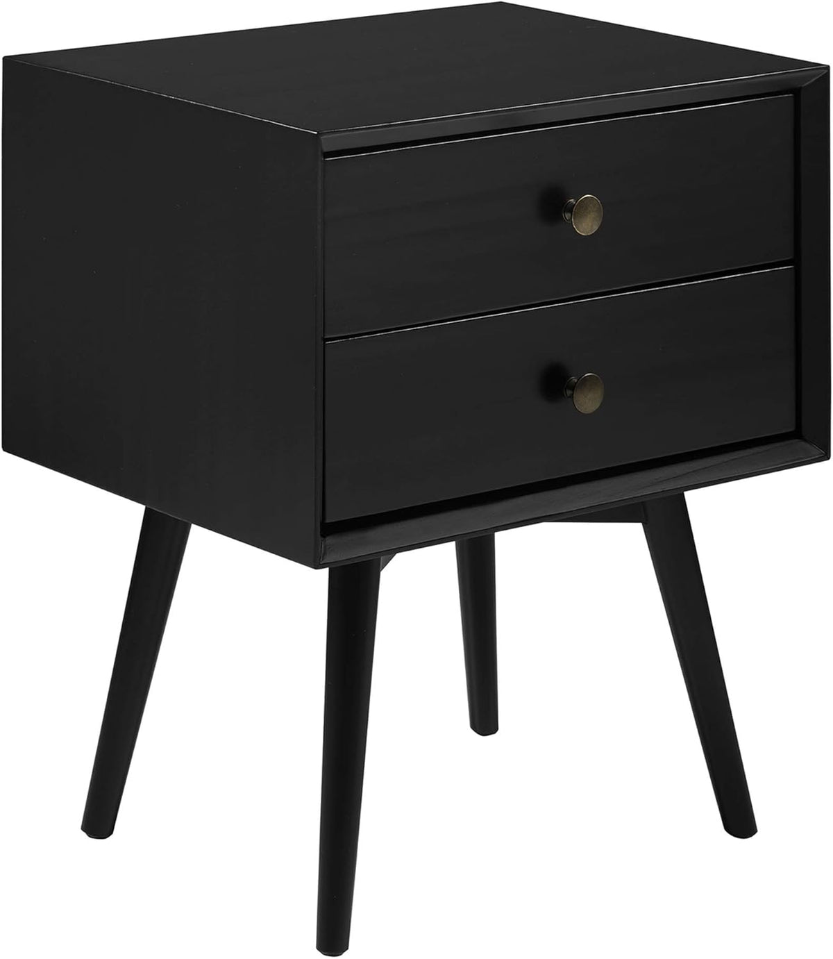 2 Piece 2 Drawer Solid Wood Nightstand Set K7385