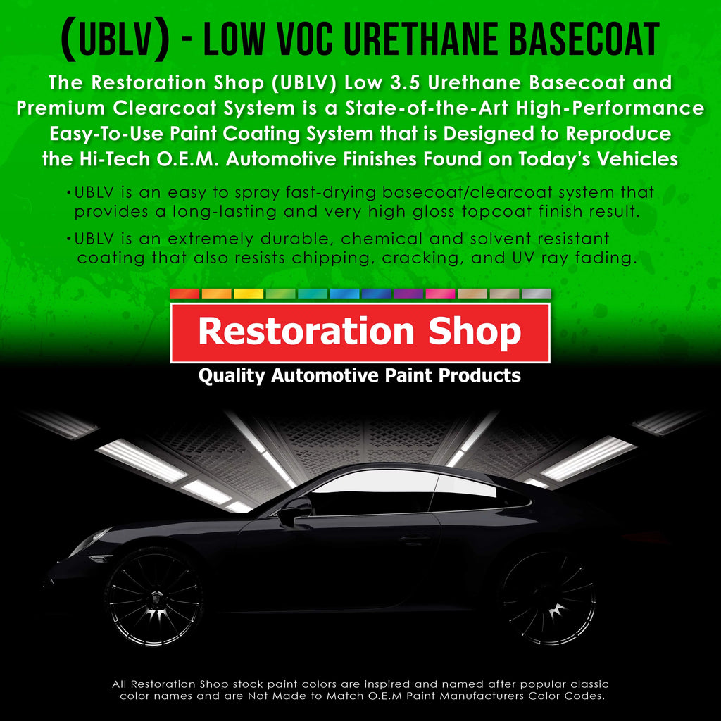 Azure Blue Metallic Urethane Basecoat Clearcoat I794