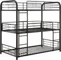 Twin Sandy Black Triple Bunk Bed R5002