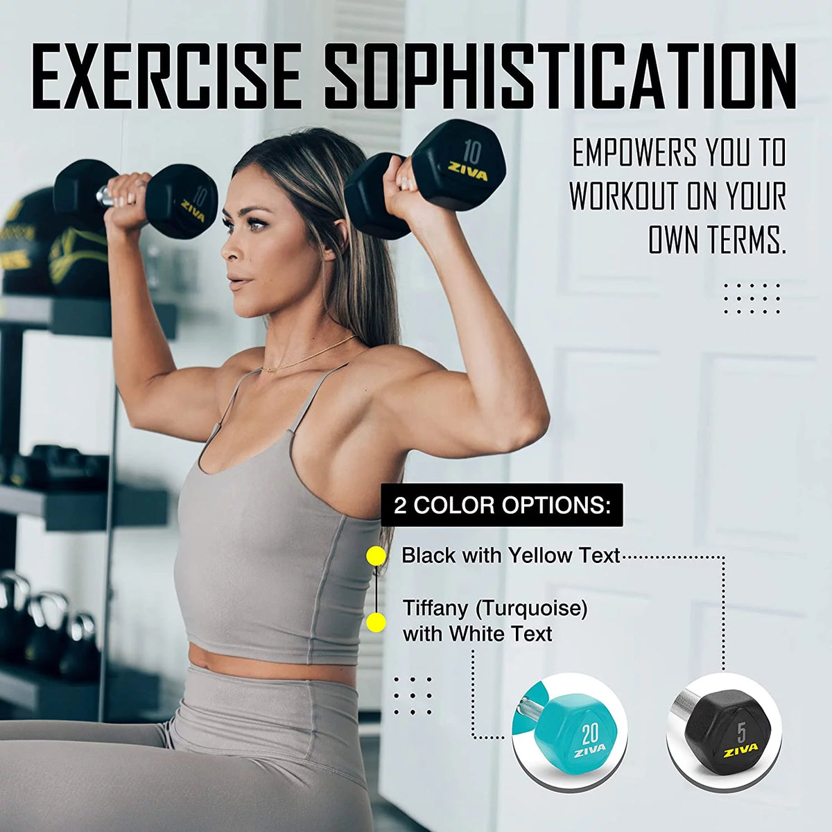 20 Lbs Hex Dumbbells Weight Set B165