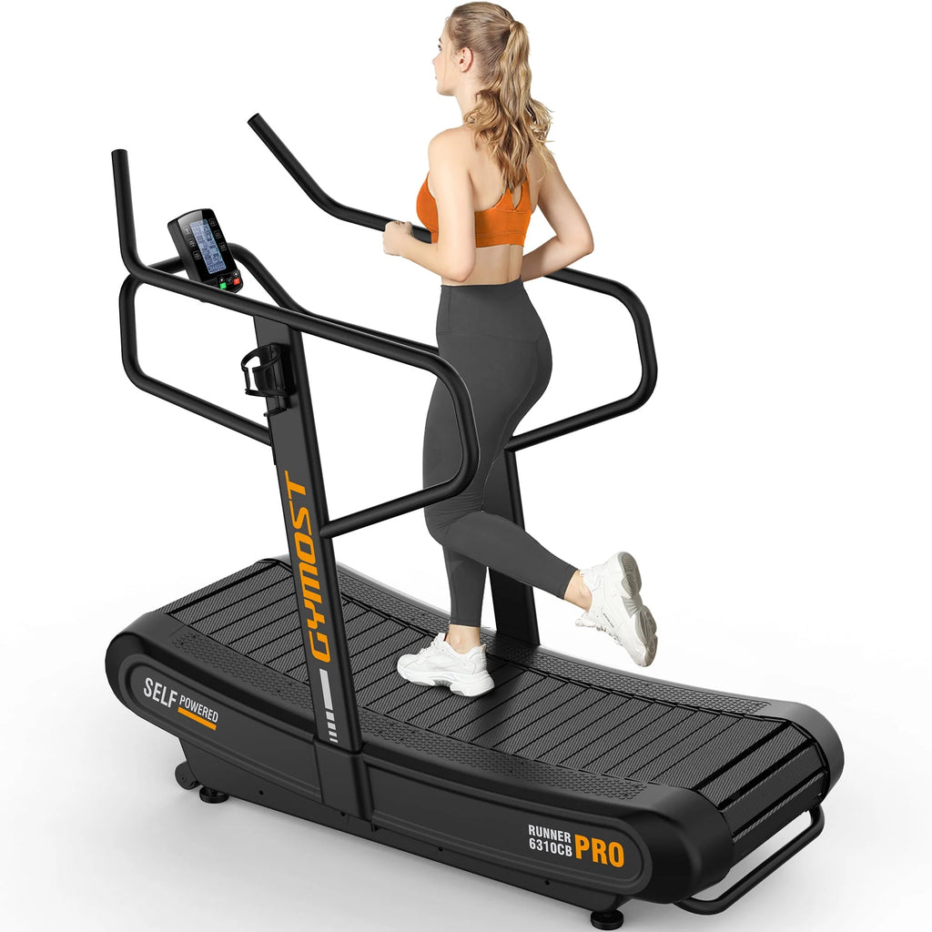 Manual Curved Treadmill with 5” LED Screen F820