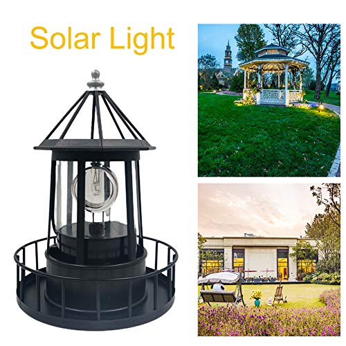 IP65 Waterproof Rotating Solar Lighthouse I532