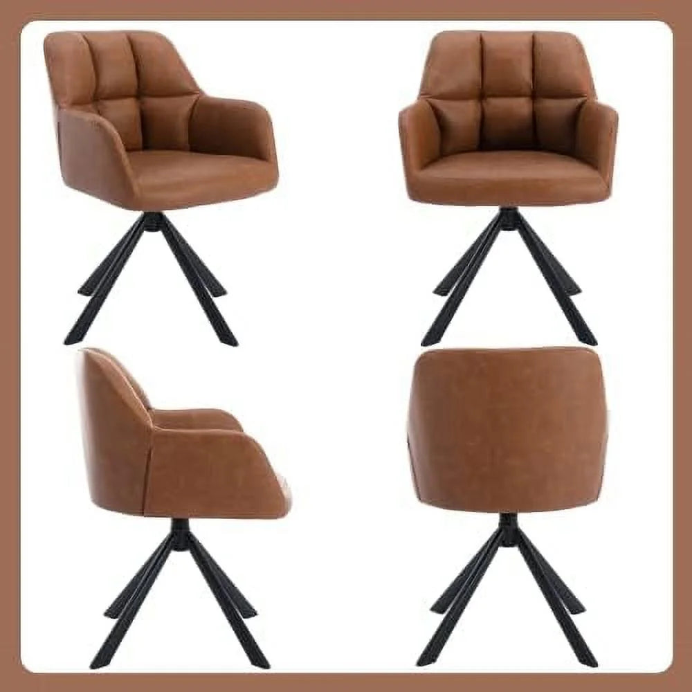 Velvet Swivel Arm Desk Chair O7744