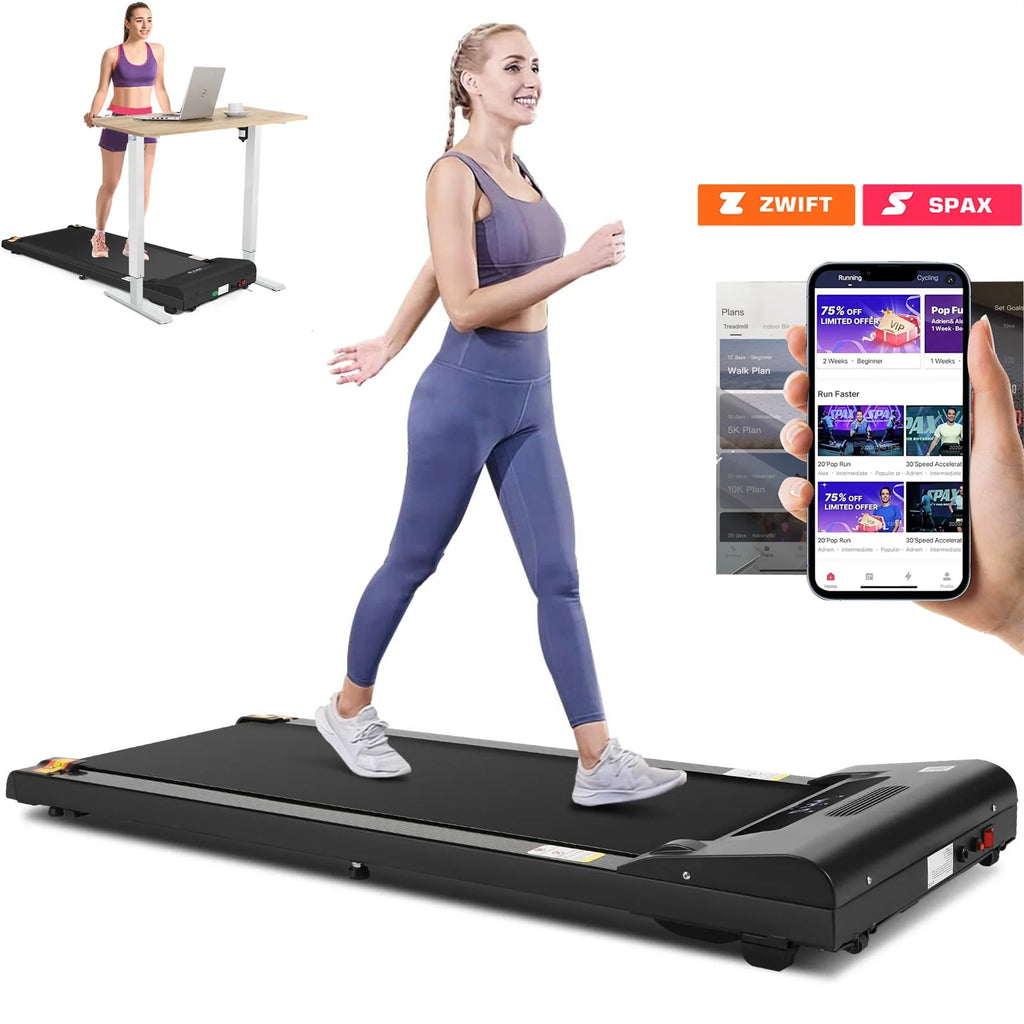 Walking Pad Treadmill 2.5HP Electric Jogging Running Machine with LED Display E666324