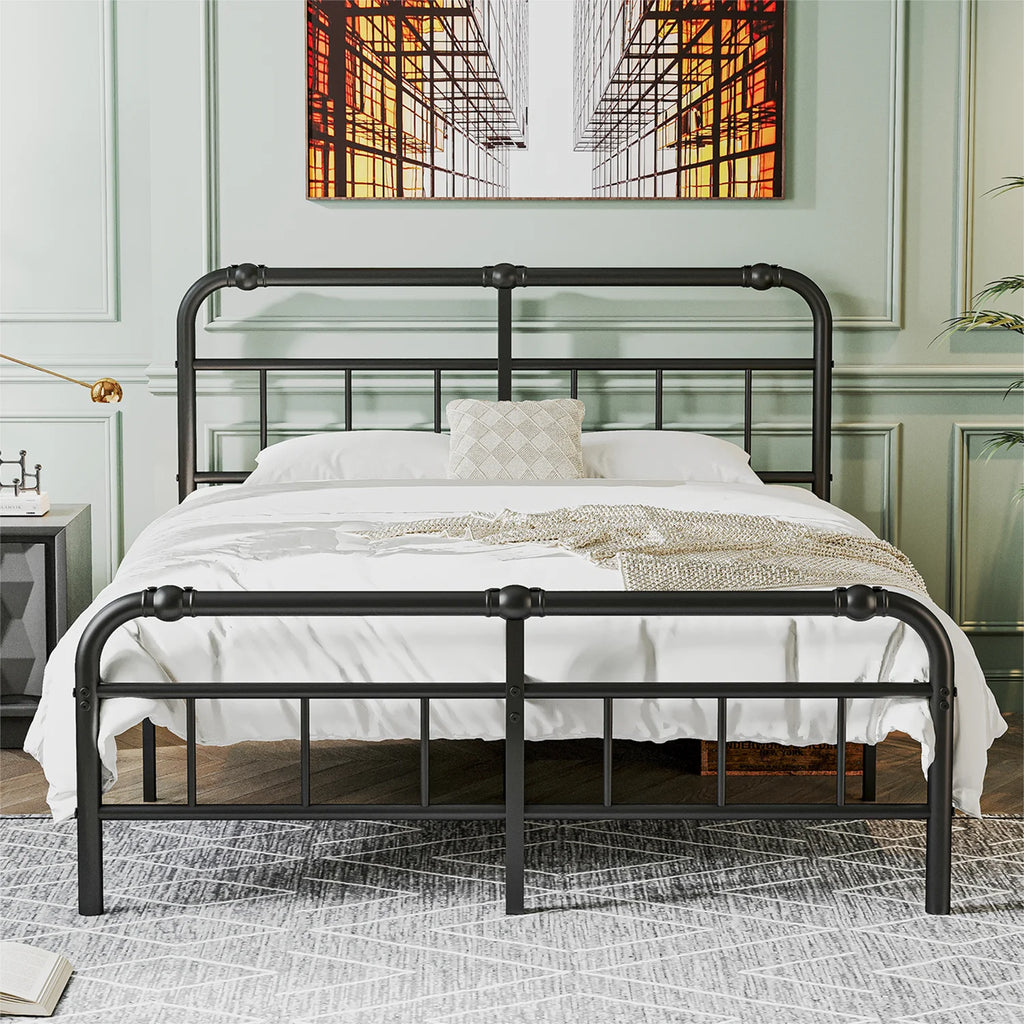 King Bed Frame with Headboard and Footboard G2799