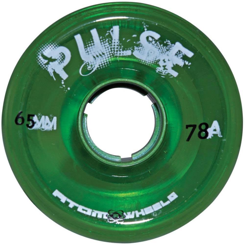 Green 65mm 78A Outdoor Wheels 4 Pack W459