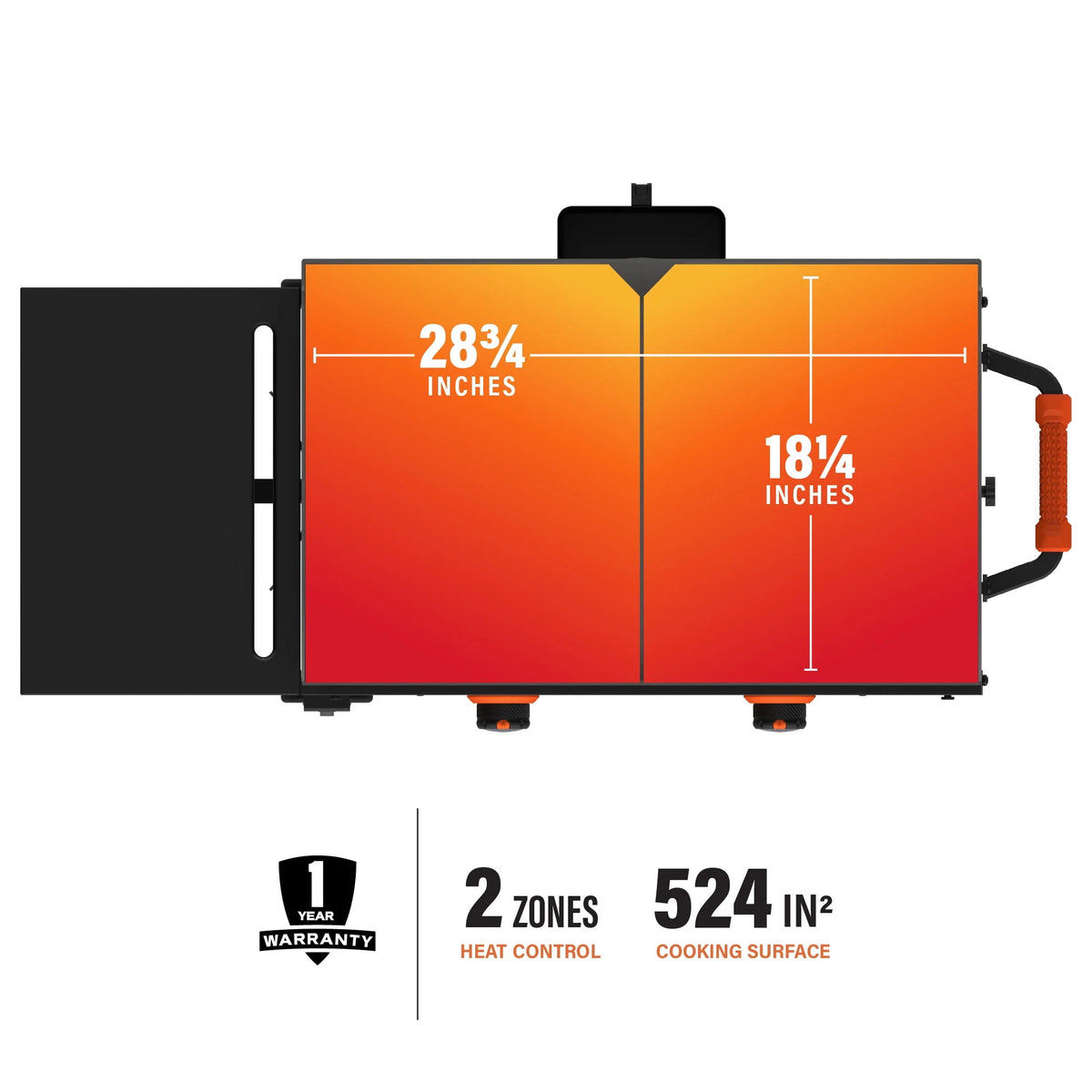 2-Burner 28” Propane Griddle Z776