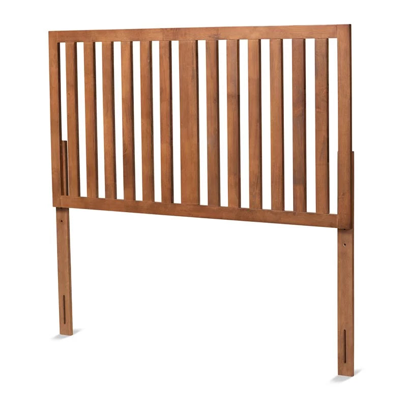 Ash Walnut Finished Wood Full Size Headboard W36728