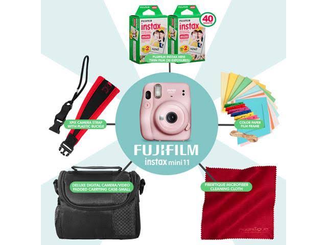 Blush Pink Instant Film Camera Z83486