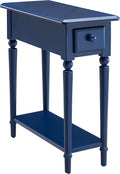 Navy Blue Narrow Side Table N1954