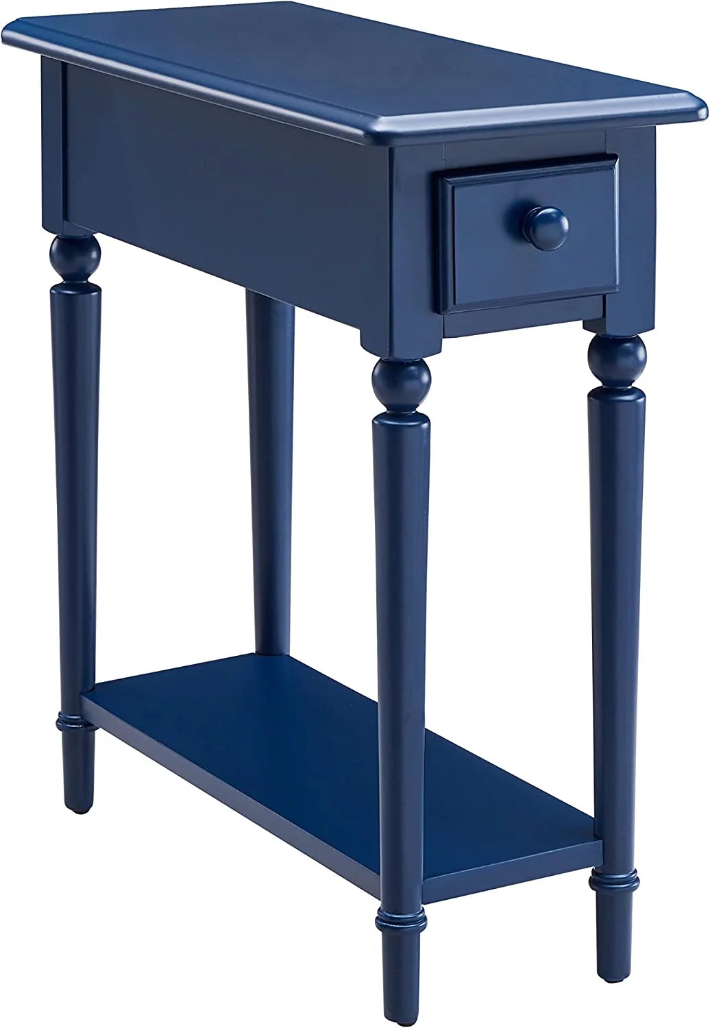 Navy Blue Narrow Side Table N1954