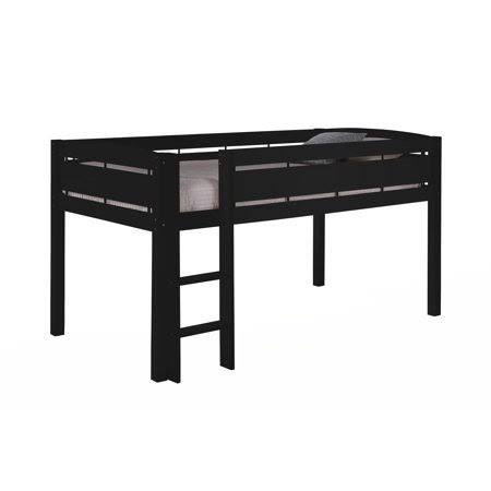 White Wood Loft Bunk Bed M3598
