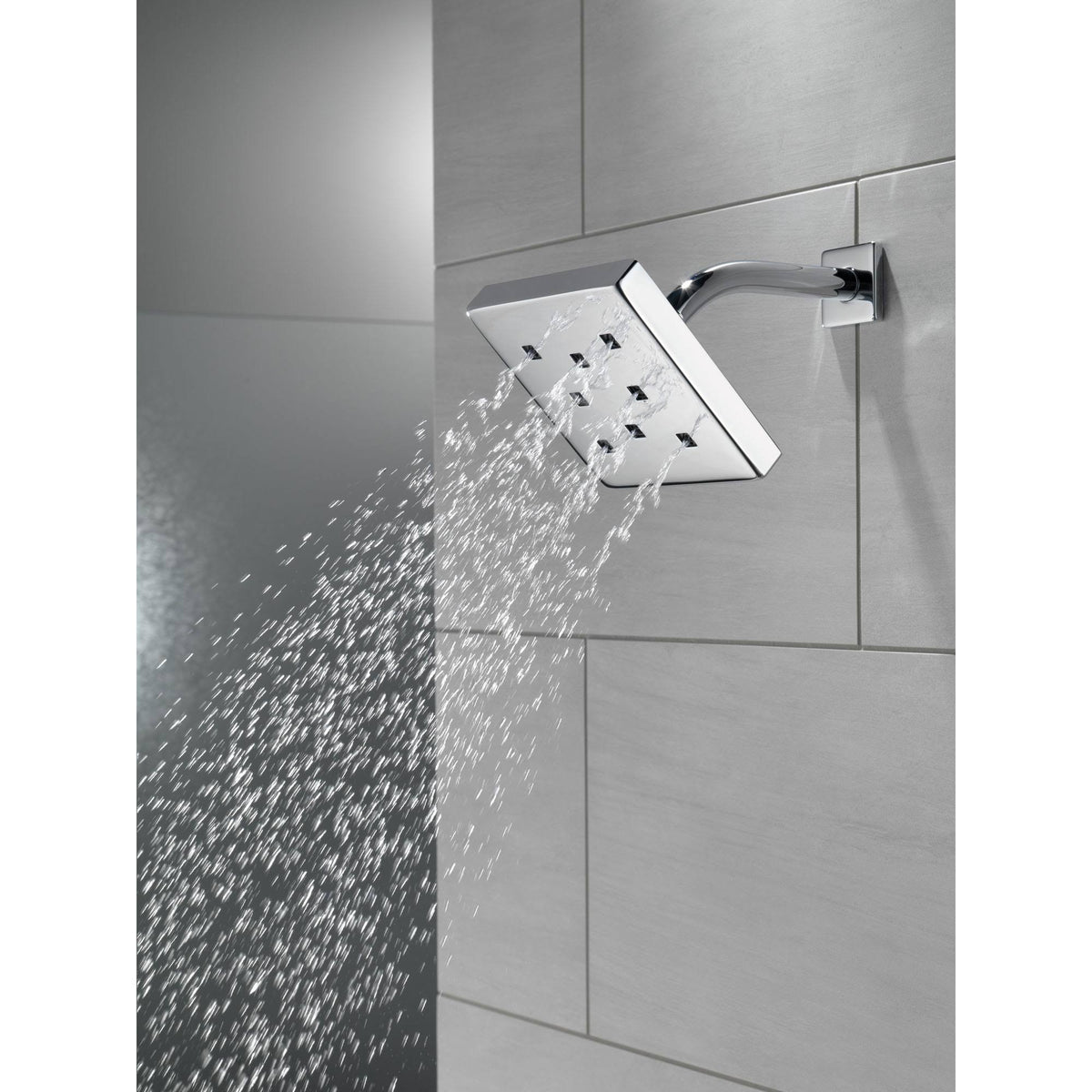 Metal Raincan Shower Head Chrome A258734