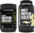 Unflavored Creatine Monohydrate and Alpine Vanilla Whey Protein Isolate F917722