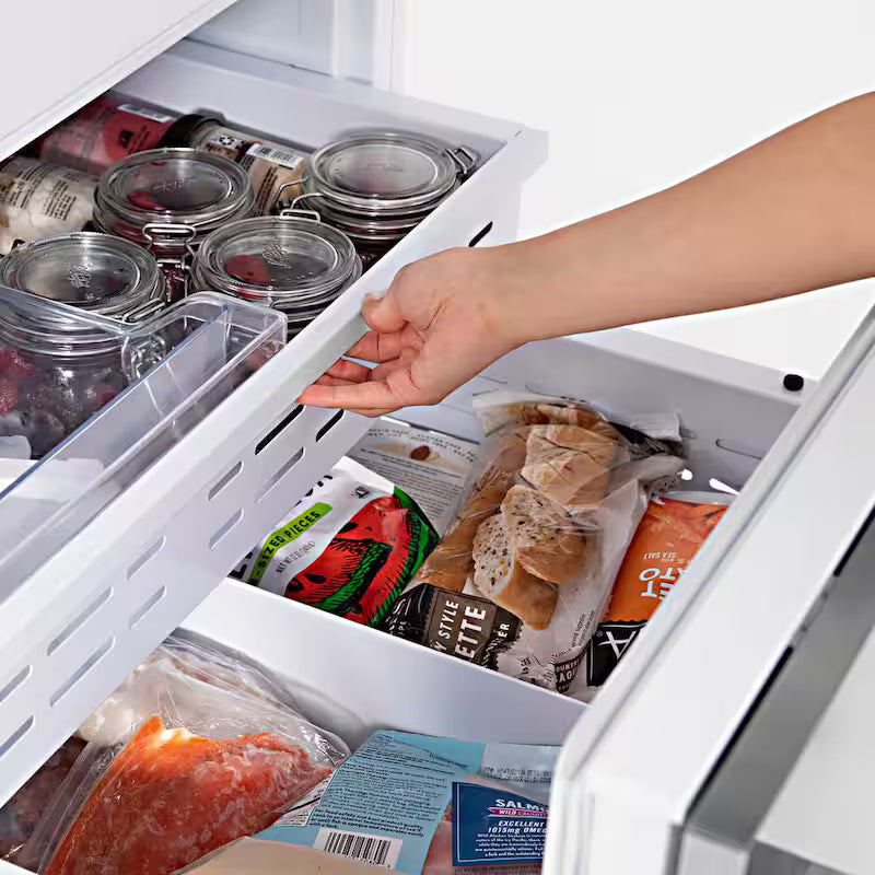 36 in. 3-Door French Door Refrigerator with Internal Water and Ice Dispenser in Stainless Steel T610