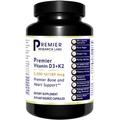 Vitamin D3 + K2 30 Plant Source Capsules V88727